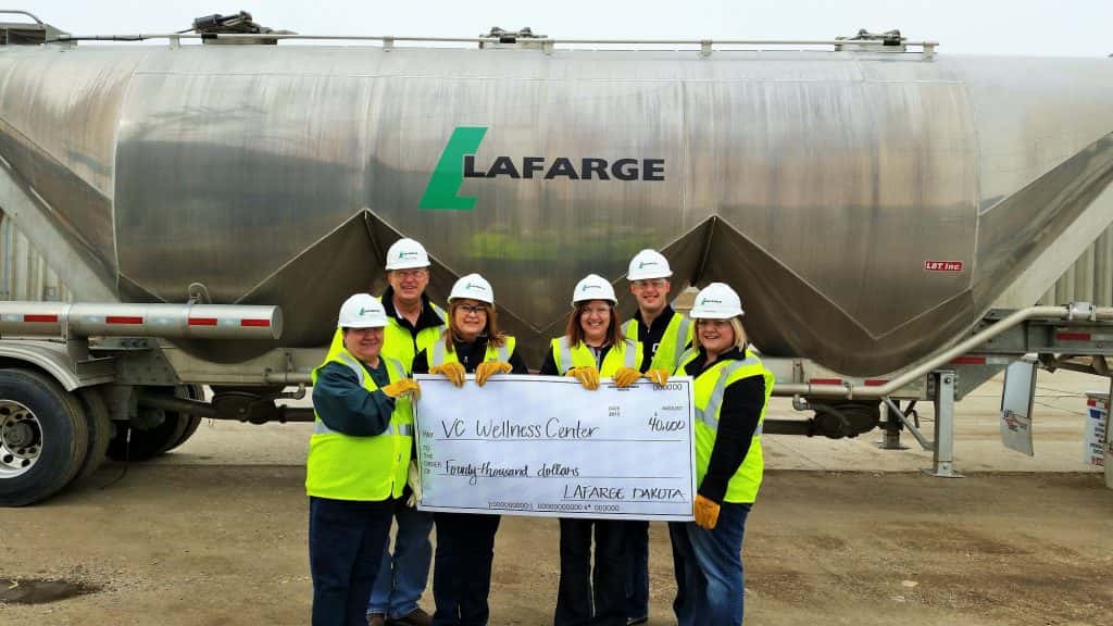 Lafarge North America Pledges 40,000 To VC Wellness Center News Dakota