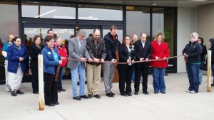 Various dignitaries officially open Shopko Hometown Oakes with a ribbon cutting ceremony on Friday morning. Photos courtesy of City Of Oakes. 