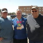 OLYMPUS DIGITAL CAMERA: L to R Brother Matt Maresh, Adam Maresh and father Robert (Bob) Maresh. File photo.