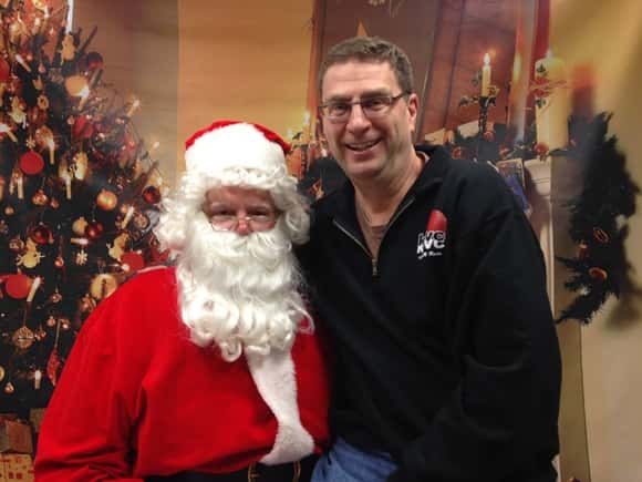 Santa wasn't sure about how good KOVC Radio's Steve Urness was over the course of 2015 but he said he would get something for Christmas.