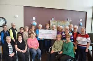 JRMC Auxiliary Members present a check to the JRMC Foundation. Photo Courtesy of JRMC.