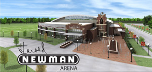 An artist rendering of the planned Newman Arena. Photo from UJ.edu.