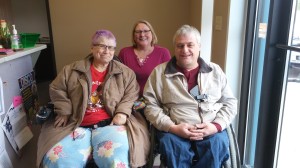 Pictured from L to R: Mary Smith, Beth Dewald, and Richard Ovind.