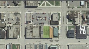 Arial view of the expansion process