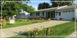 Week 11 yard of the week. Jack & Alice Reuther. Photo courtesy of the Chamber of Commerce.