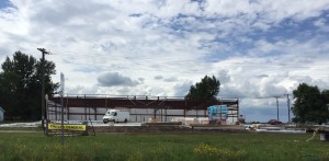 Construction of the Oakes location as of Frday, August 19. Photo by Jason Metko