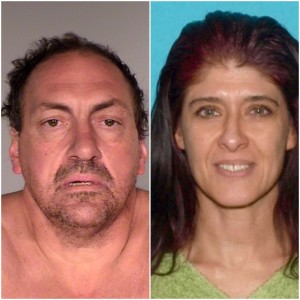 Left: Timothy Barr, arrested for the murder of Newell. Right: Michelle Newell.