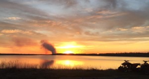 Grass Fire April 29th by Jessica Joslin