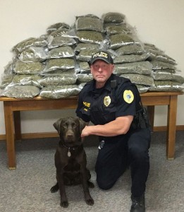 Traffic stop near Berthold yields 122 pounds of marijuana Photo courtesy of Berthold Police Department