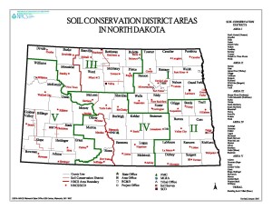 Map courtesy of NDSU Extension Agency