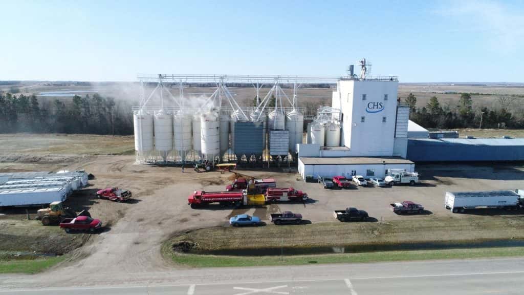 Wednesday Morning Fire Reported at Edgeley Feed Plant News Dakota