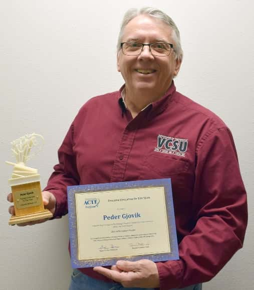 VCSU's Gjovik Named ACTE Region V Teacher Educator of the Year | News ...