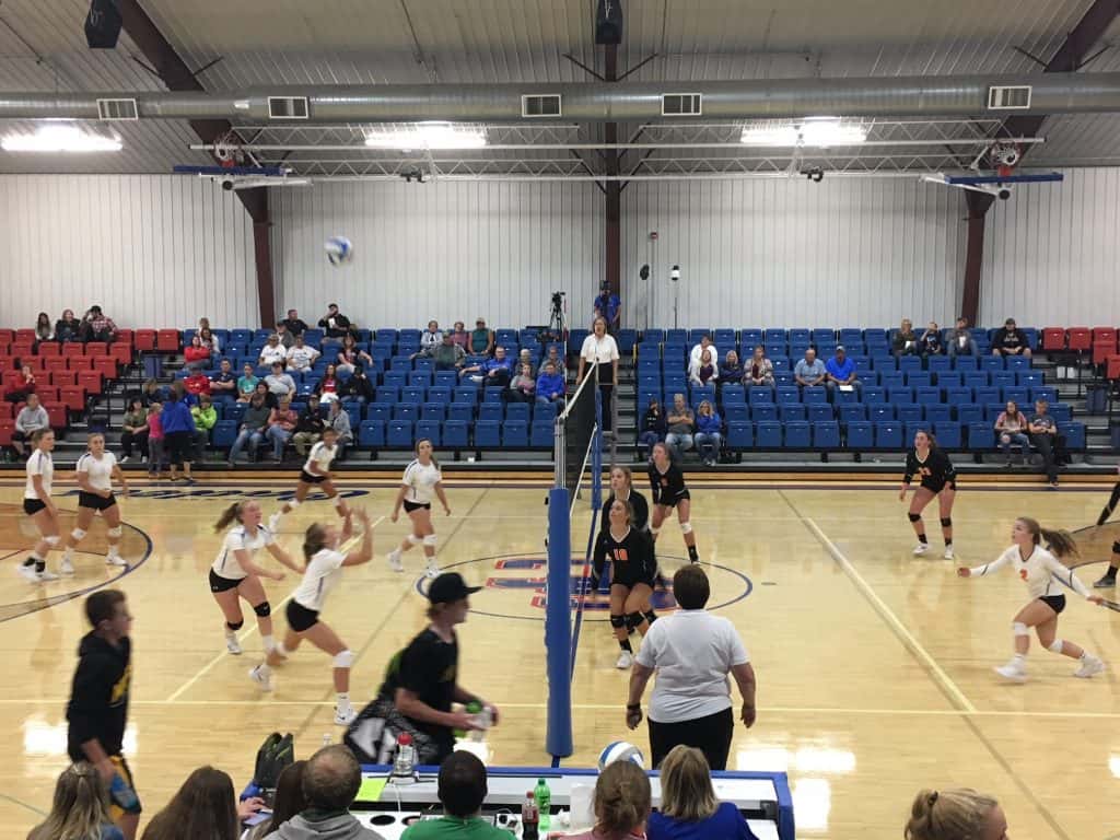 Tornado Volleyball Sweeps Cadets News Dakota
