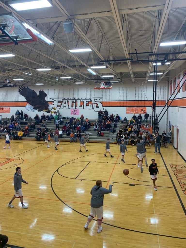 Hurlburt and Yantis Help Lift the Eagles Over the Raiders in Boys Hoops