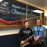 Alto-Sax-Duet-Region-Star-Alexa-Klein-and-Alexis-Triebold: Alto Sax Duet L to R; Alexa Klein and Alexis Triebold.