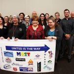 88-89: Community members and agency representatives which were tasked at solving a “United is the Way” puzzle bringing all the agencies and the United Way together as one team as we celebrate this campaign and kick off rejuvenated energy for the next campaign.