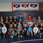 Individual participants include back row left to rt: Gavin Triebold, Jayda Kunze, Ryer Muske, Tyson Klabo, Hunter Undem, Ethan Miller, Espen Kunze, Jace Larson, Jaxon Sadoski, Joshua Redfern, Chase Coghlan, front row left to right: Kolt Grebel, Wyatt Maresh, Carter Coghlan, Blake Larson, Gabby Hannig, Camden Amann, Jentz Kunze, Christian Pilgrim, Kallen Hansen, Koye Grebel