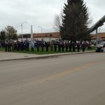 Valley City Honor Guard during Memorial Day Observance in Valley City.