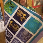 A quilt featuring all the past years’ event T-shirts was auctioned off at the event, garnering $2,000 in extra funds for Hospice of the Red River Valley.