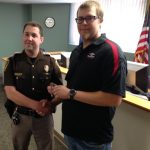 Colonel: L to R; Trooper Jackson Loeffel and McKenzie Nordland of Valley City.