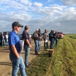 Area farmers attended tour.: Photos by Stacey Lilja.