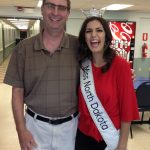 Miss North Dakota: L to R, i3G Media's Steve Urness and Haley Wolfe