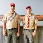 Valley City Boy Scouts: L to R Noah Cabezas and Daryl Nelson Valley City Boy Scouts who attended the World Scouting Jamboree.