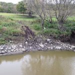 River bank.: The area of the river bank where authorities recovered the vehicle of Mark Davies.