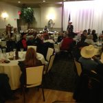 Miss Rodeo North Dakota.: Callie Enander helps during the 2019 NDCHOF East Meets West Auction in Fargo.