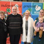 Hankel1-NDSU: The Hankel family is named a North Dakota 4-H century family for 2019. Pictured are (from left): Elaine Hankel, Wayne Hankel, Cheryl Coyle, Alyssa Killian and Declan Killian. (NDSU photo)