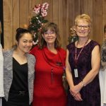 Years of Service: (R to L): Julie Halgrimson, Maria Flores, Alana McClellan, Kristi Schneider, Amanda Chase.