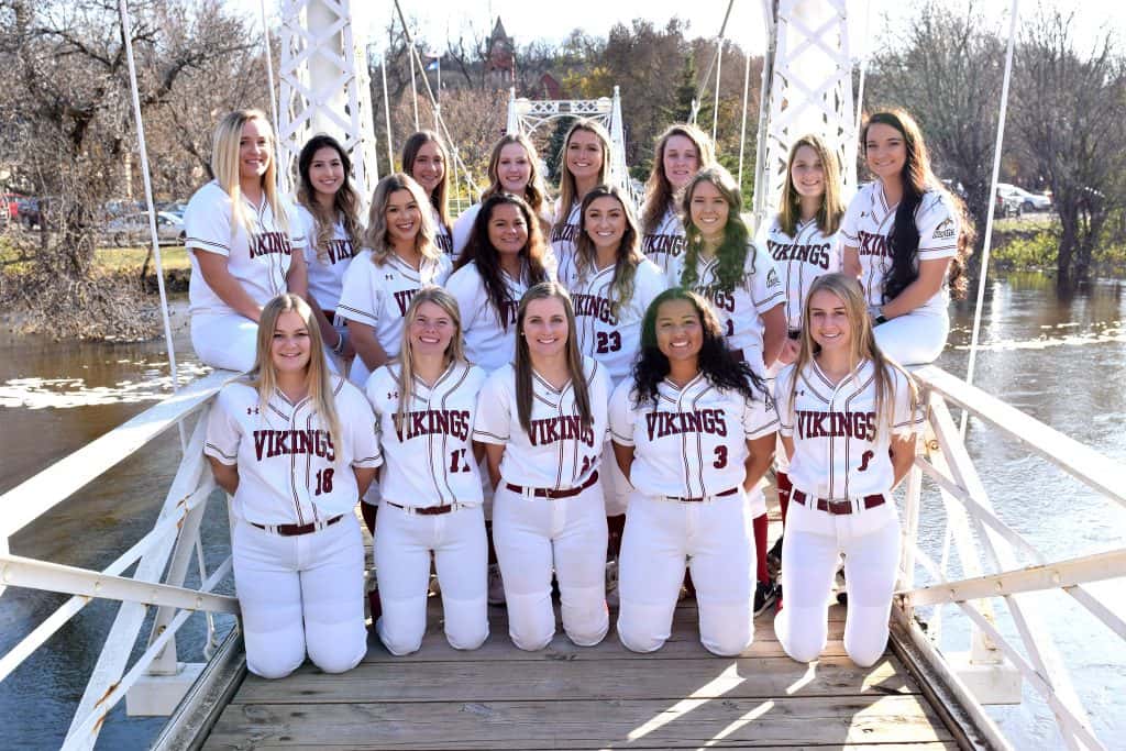 Viking Softball Opens Season News Dakota