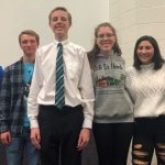 VCHS-choir-students: L to R; Jonathan Redfearn, James Burk, Daniel Wintch, Elizabeth Gazeley, Taylen Mendoza & Britta Roehrich.