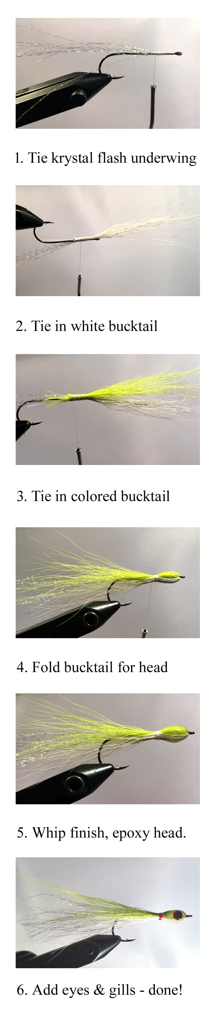 SBS Smallmouth Bass Streamer Fly Tying 