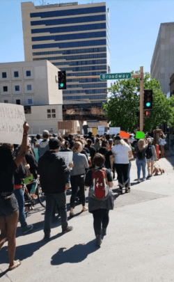 protest-march-downtown-fargo-sat-ay-30-2020