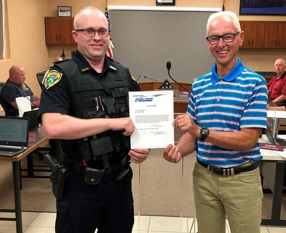 Zachary Gruba Sworn in as a Police Officer in Valley City | News Dakota