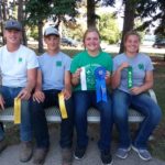 Eddy-County-Team-2020: The Eddy County team places first in the senior division of the state 4-H land judging contest. Pictured are, from left, are Nicholas Berglund, Mason Schuster, Maria Becker and Macey Wobbema. (NDSU photo)