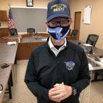 Census Fun: Valley City Mayor Dave Carlsrud with Jamestown Best Hat