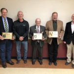 Group Photo: L to R; Neal Fisher, Tim Ost, Tom Borgen, Tom Teigen and Joel Ransom.