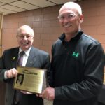 L to R Tom Borgen & Tim Ost: ND Ag Hall Honoree Tom Borgen & Committee Chair Tim Ost