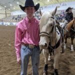 weston-klatt-td-champ-hs-rodeo-ndws-2021-768x1024: Tie-down roper Weston Klatt won his event at the Battle of the Border High School Rodeo, held in conjunction with the N.D. Winter Show.