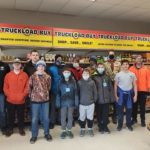 Scouting for Food: Troop 163 poses with Cashwise Foods, who assisted in the Scouting for Food Challenge.