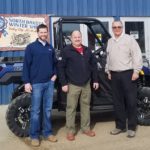 2021 NDWS Winner: L to R; Board Director Dan Donnelly, Polaris Ranger winner Bryan Goldader and Board Director Jim Nelson.