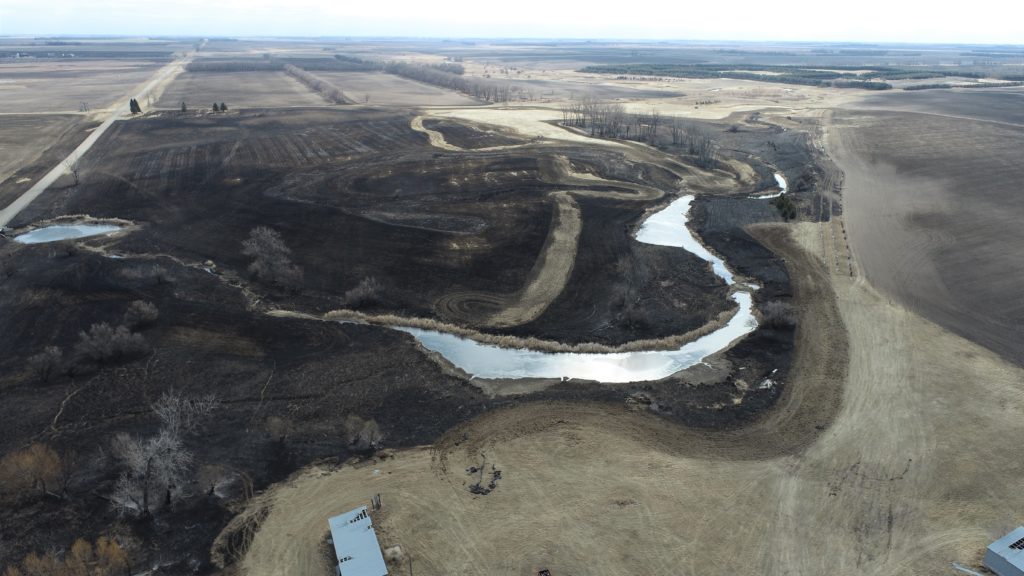 Fire Departments Battle Nortonville Grass Fire News Dakota