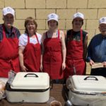 Valley Meat Supply: Staff serve the annual lunch to the Torch runners.