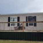 Damage2: This home near Highway 281 about 18 miles south of Jamestown was damaged in the storms. Photo: MacKenzie Hanson