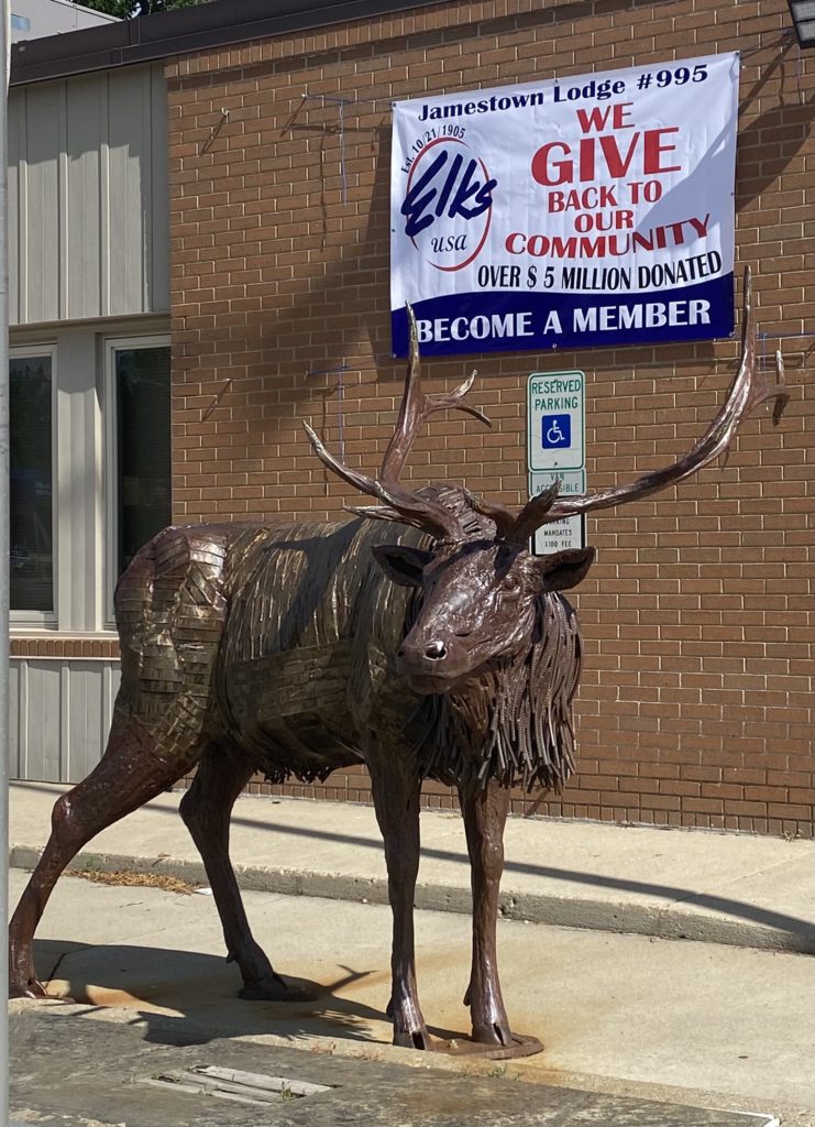 Elks Lodge 995 Presented Banner for Contributions to Community News