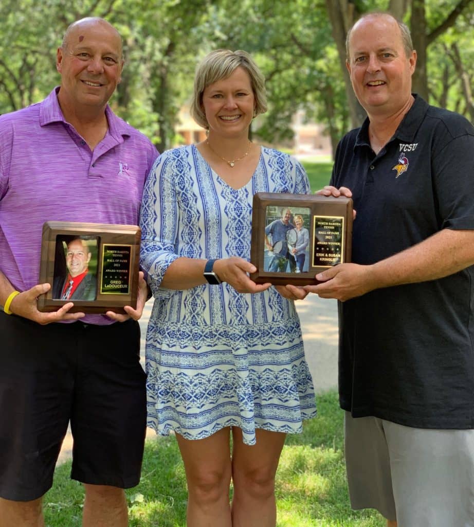 Erik & Susan Kringlie in the ND Tennis Hall of Fame | News Dakota