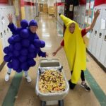 Giant-Fruit-Salad-two: Students at St. Catherine School celebrated fruits and veggies with a Giant Fruit Salad.