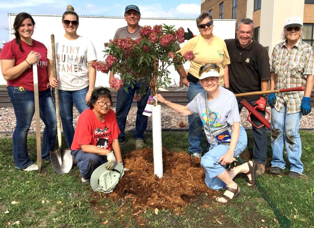 Beautification Committee Plants 41 Trees In Valley City - Vimarsana News